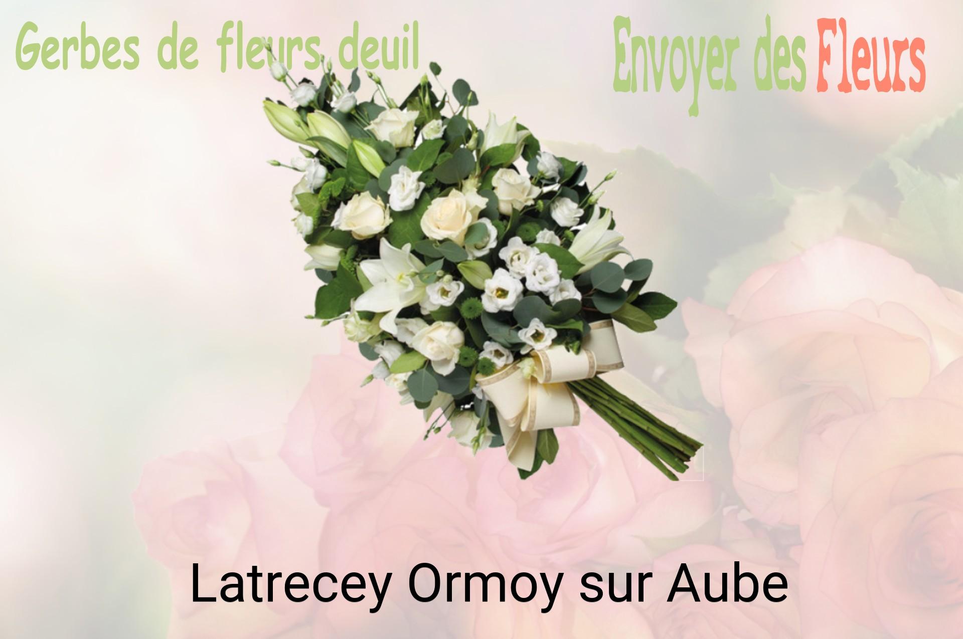 Gerbe de fleurs de deuil livrée à Latrecey-Ormoy-sur-Aube